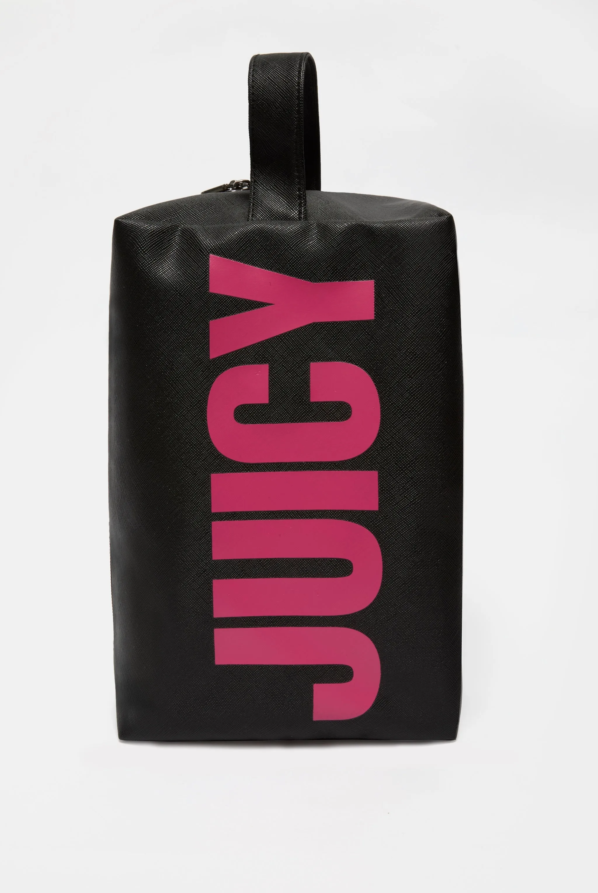 BLACK GRAPHIC WASH BAG