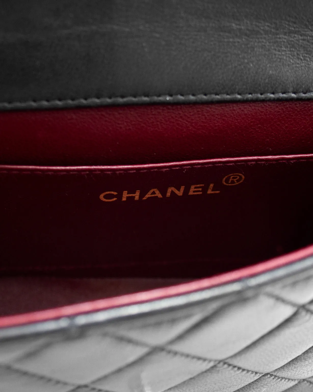 Black Lambskin Classic Single Flap Double Twin Bags