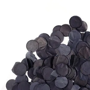 Black Tissue Paper Circle Confetti Party Decor Wedding Shower Birthday Favor