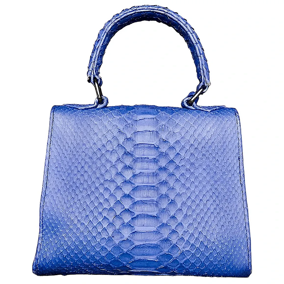 Blue Top Handle Bag
