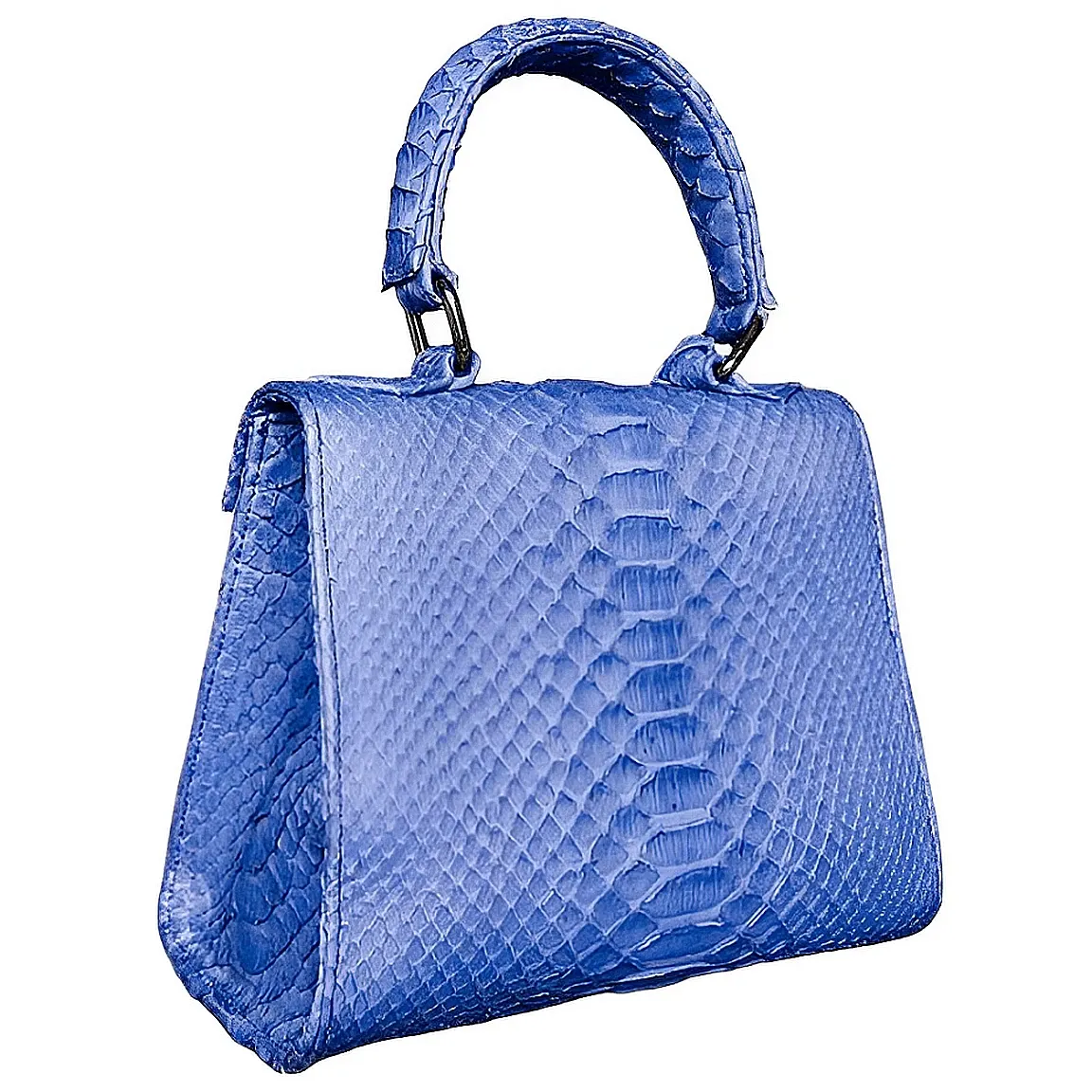 Blue Top Handle Bag