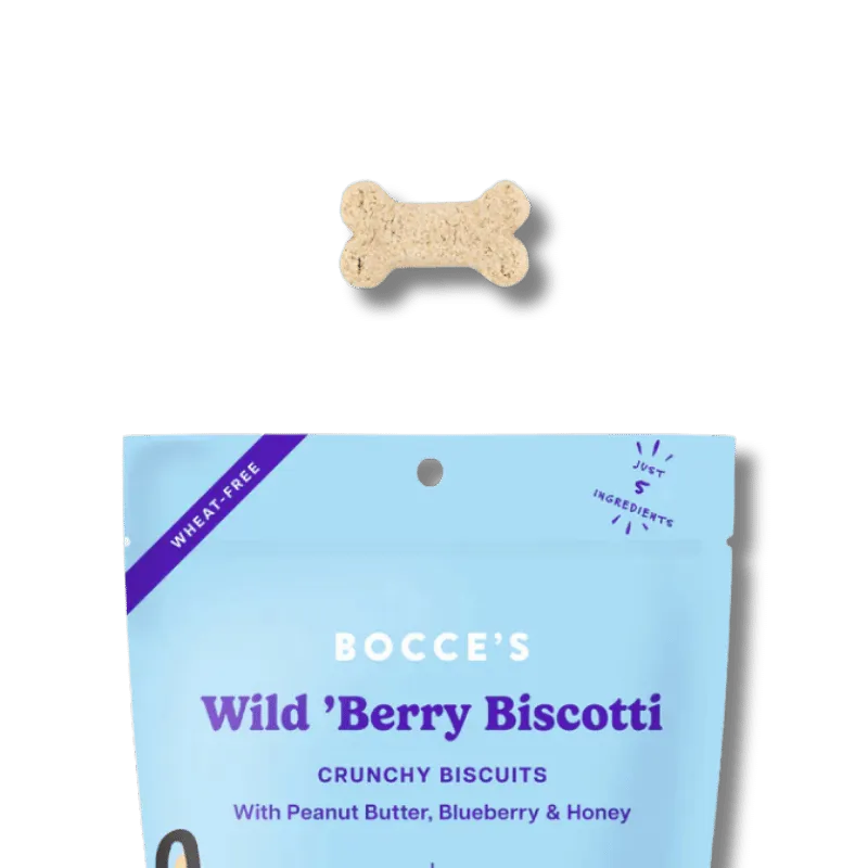 Bocce's Bakery - Wild 'Berry Biscotti Small Batch Biscuits - 12oz