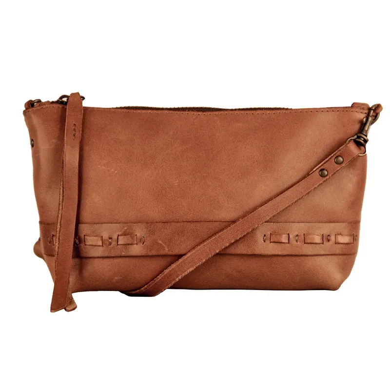 Borsa Convertible Leather Crossbody Bag