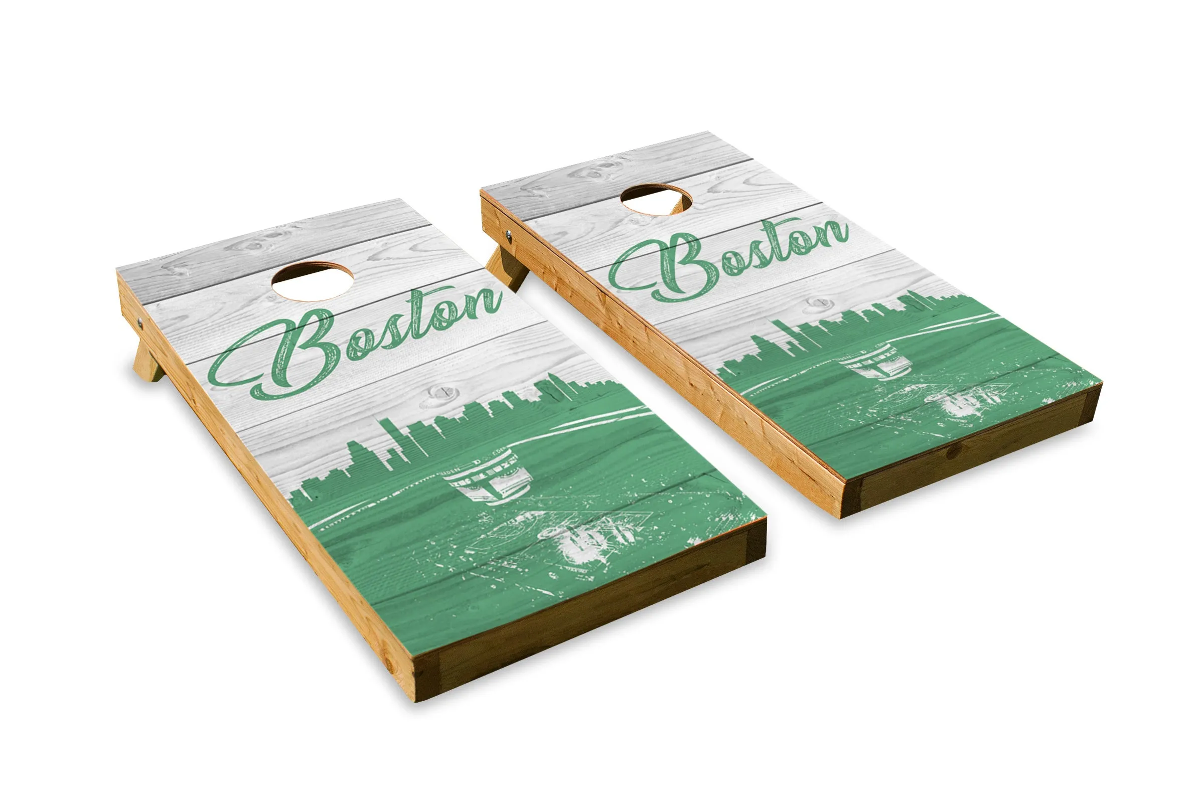Boston Celtics Arena Skyline