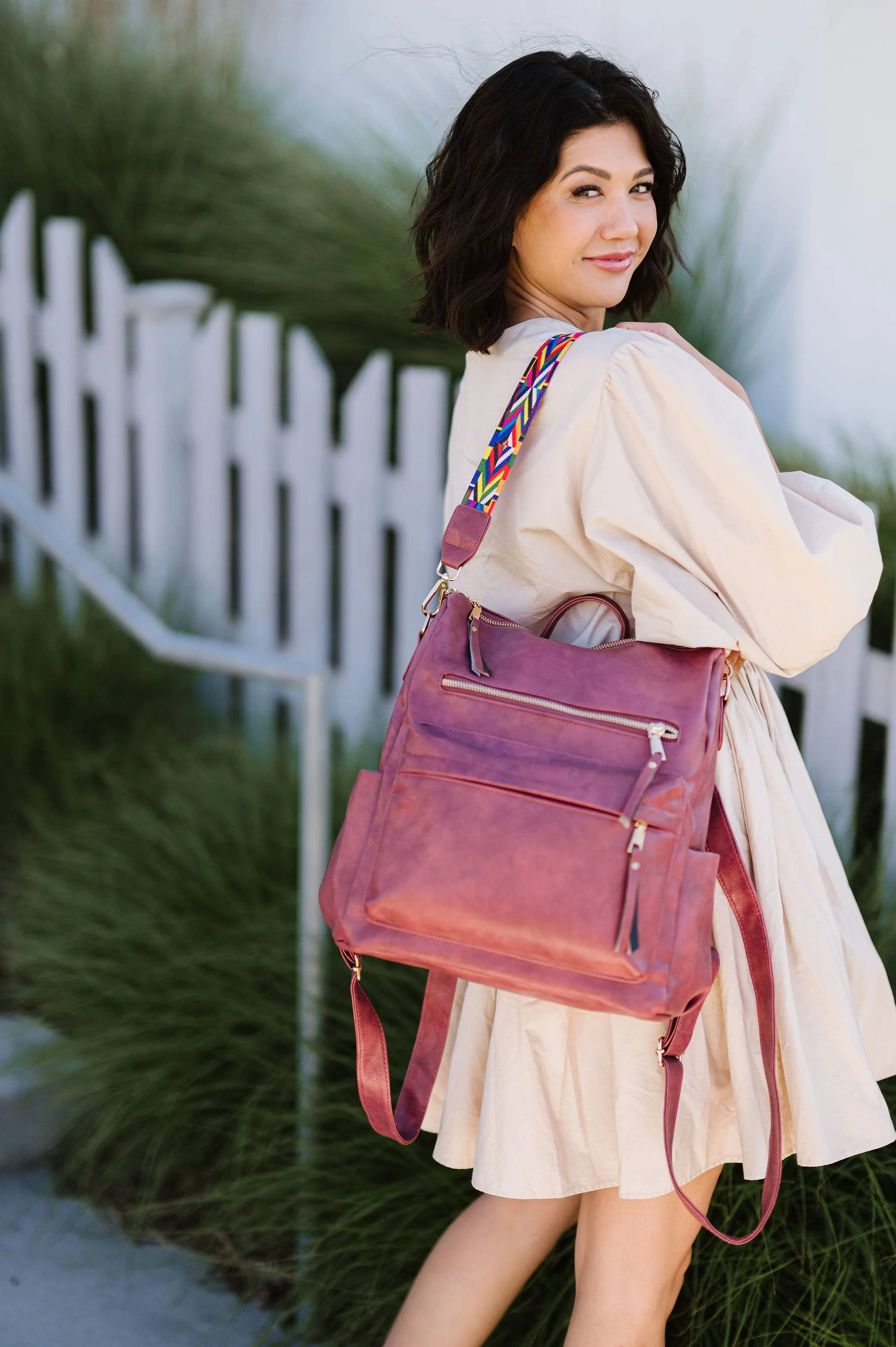 Brielle Convertible Backpack Shoulder Bag Carry All