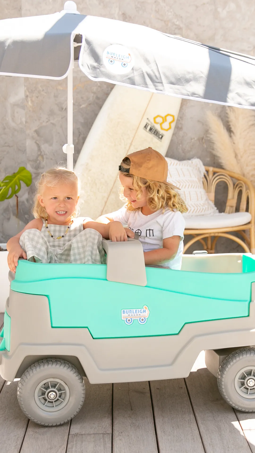 Burleigh Wagon™ Kids Stroller Wagon with Built-In Cooler – Beach & Adventure Ready (Wagon Only)