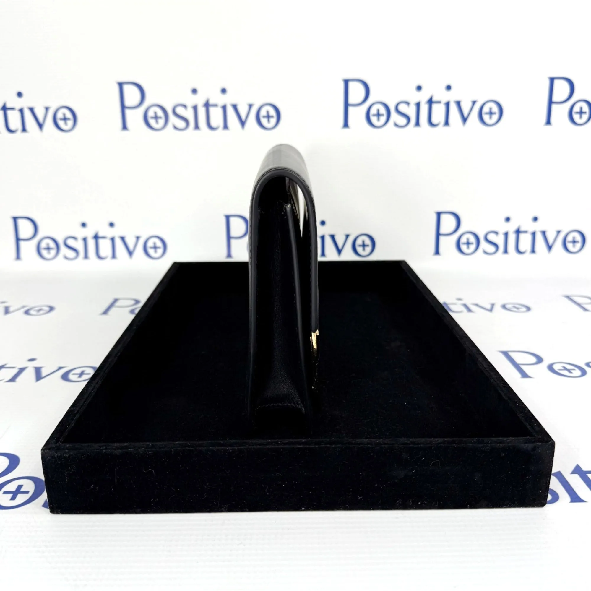 Buscemi Woman Black Leather Clutch Bag Small SAMPLE