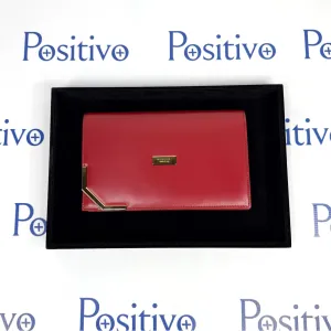 Buscemi Woman Ramino Leather Clutch Bag SAMPLE