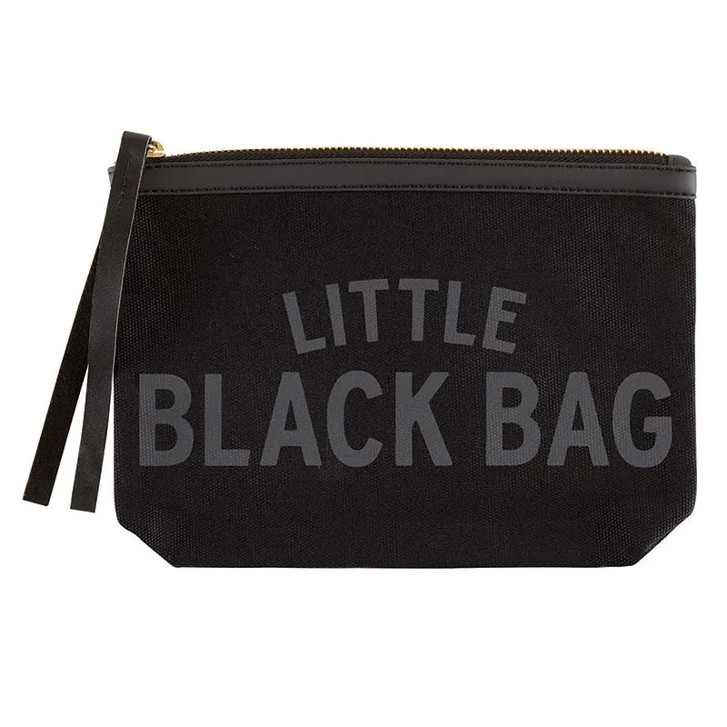 Canvas Cosmetic Pouch with Zipper