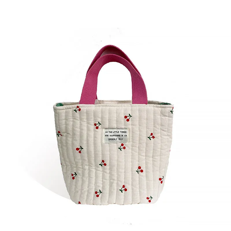 Canvas Shoulder Bag Mommy Bucket