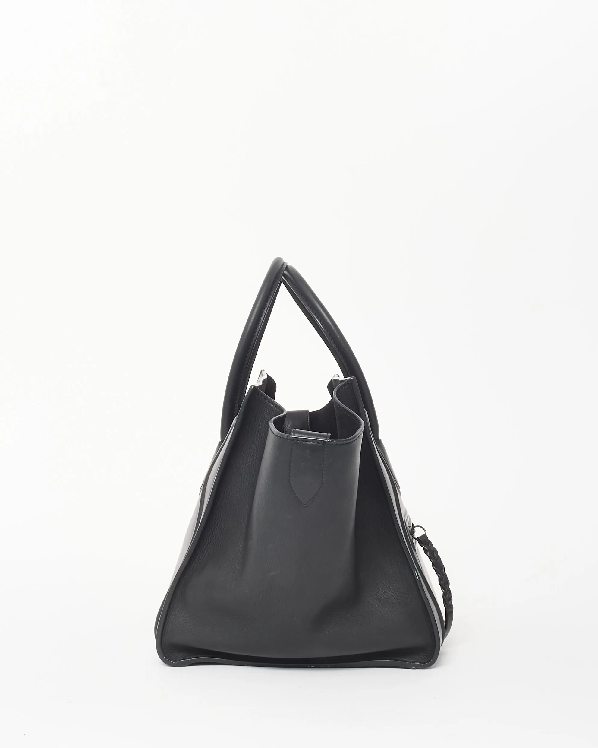 Celine Black Leather Medium Phantom Luggage Tote