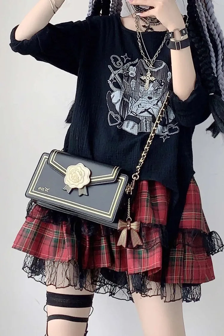 Chain Rose Sweet Elegant Lolita Crossbody Bag 5 Colors