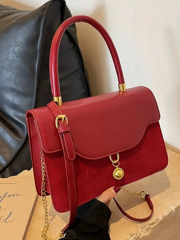 Chain Strap Small Square Handbag