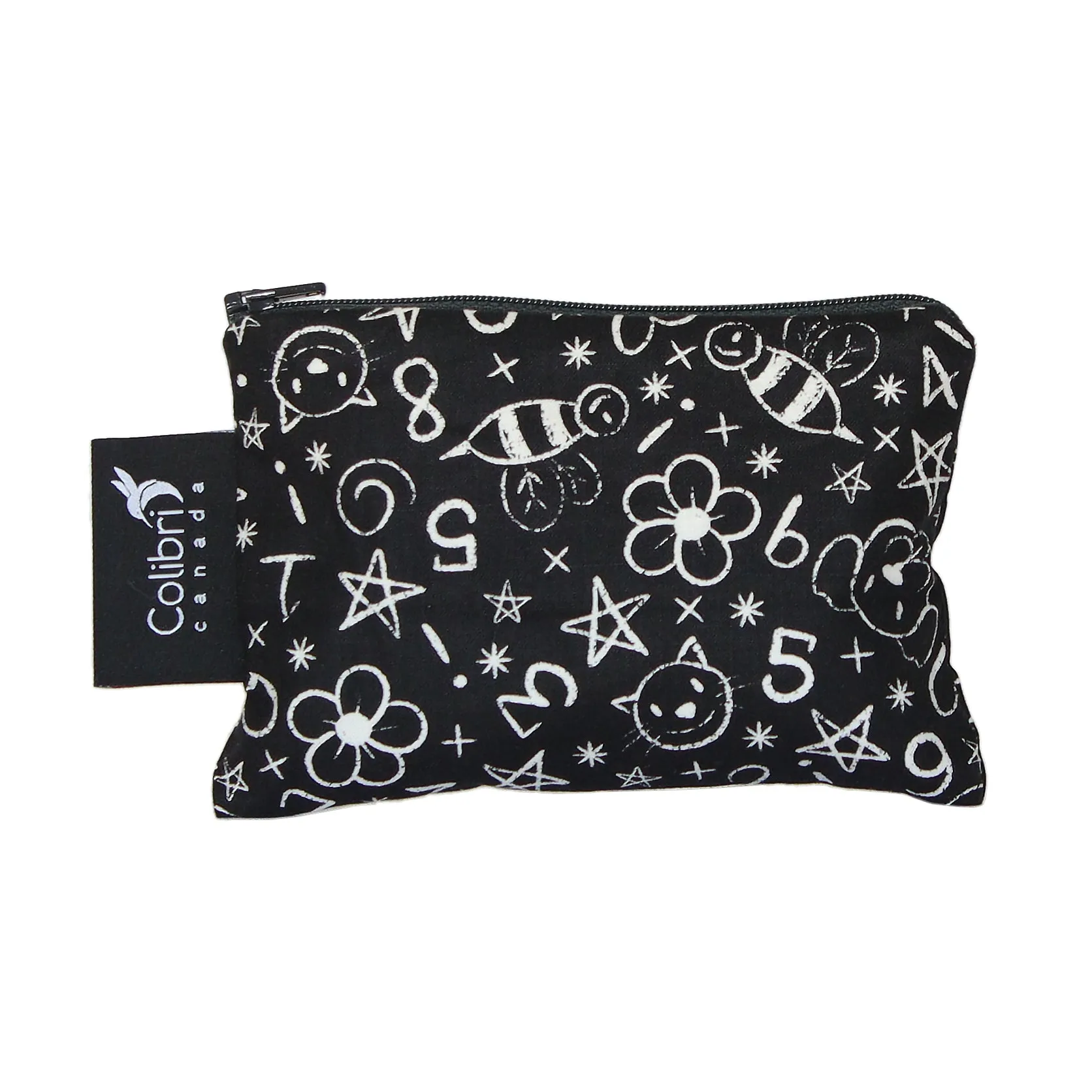 Chalkboard Reusable Snack Bag - Small