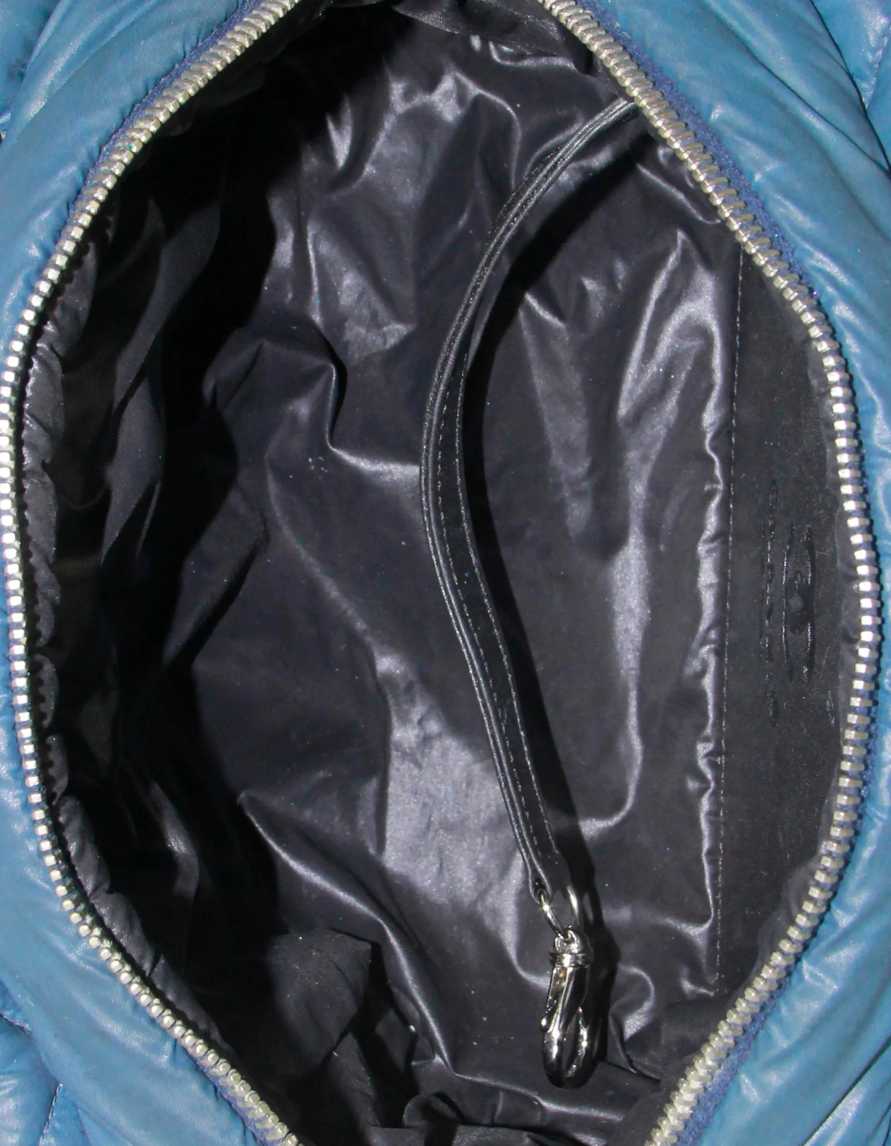Chanel Blue Nylon Coco Cocoon Cosmetic Bag