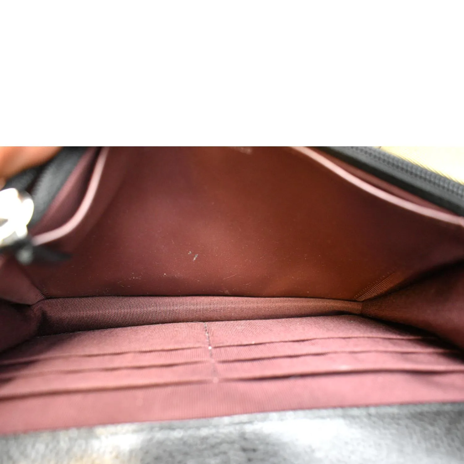 CHANEL CC WOC Caviar Leather Wallet On Chain Crossbody Bag Black