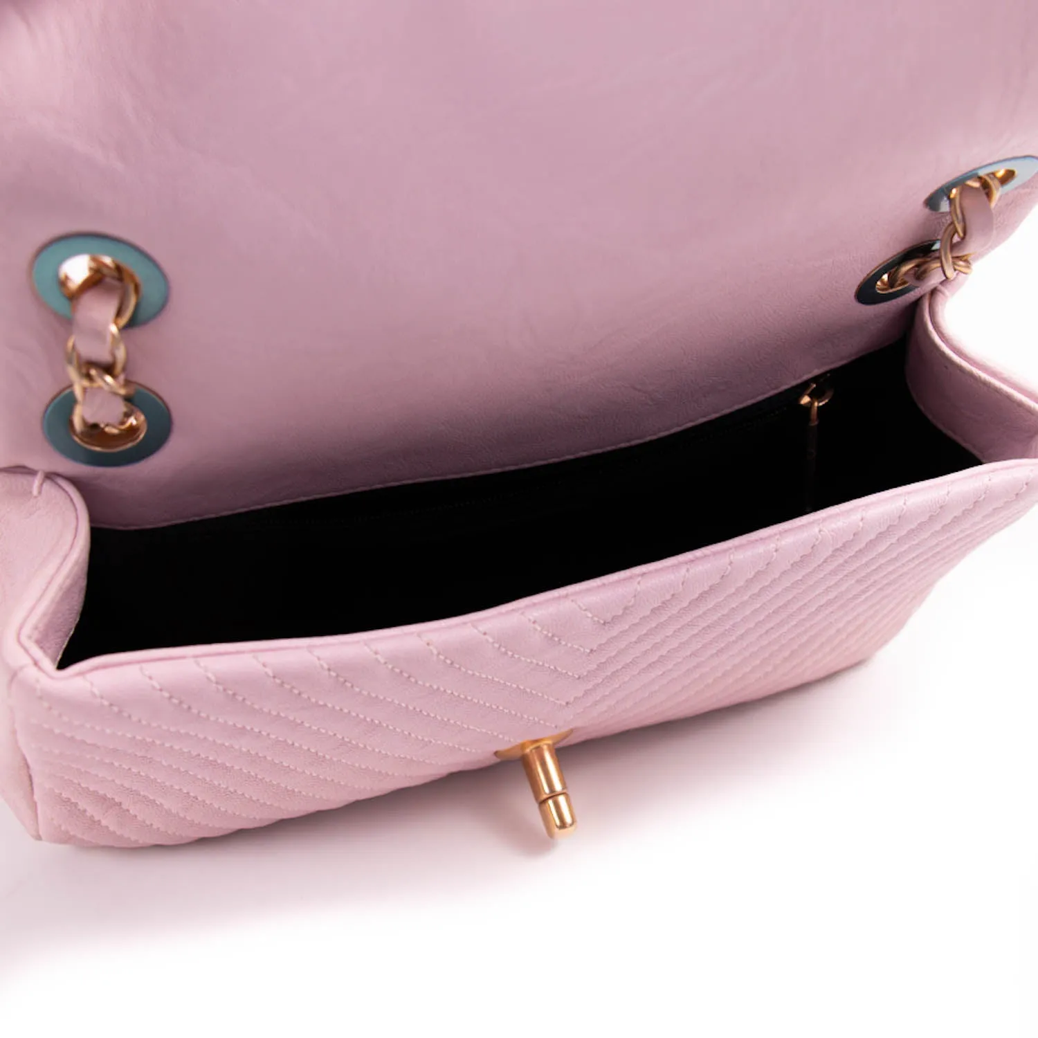 Chanel Small Classic Chevron Flap Bag