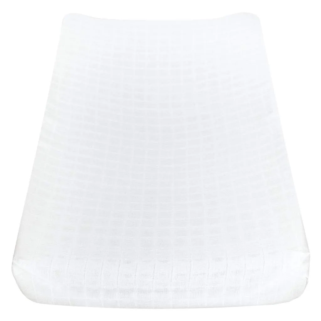 Change Pad Cover Muslin - White