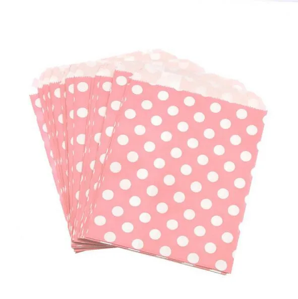 CHEAP 25pcs candy bag Gift Bags paper Pouches sweet favour buffet bags New Year Wedding Party Favor decoration Food Packaging