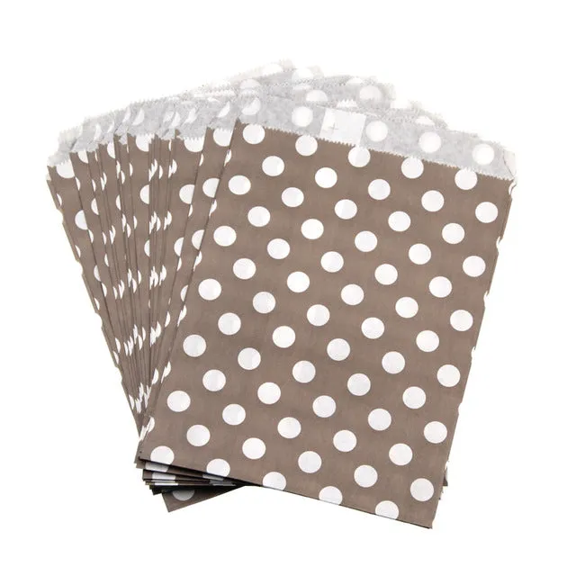 CHEAP 25pcs candy bag Gift Bags paper Pouches sweet favour buffet bags New Year Wedding Party Favor decoration Food Packaging