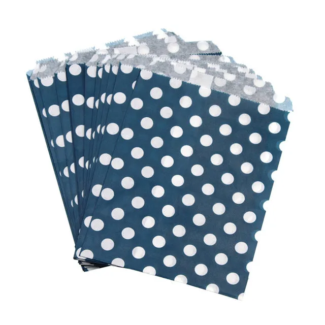 CHEAP 25pcs candy bag Gift Bags paper Pouches sweet favour buffet bags New Year Wedding Party Favor decoration Food Packaging