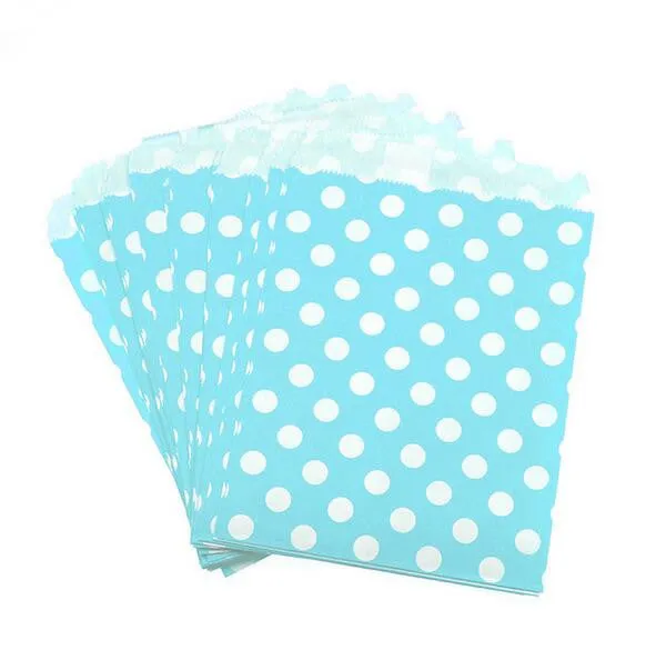 CHEAP 25pcs candy bag Gift Bags paper Pouches sweet favour buffet bags New Year Wedding Party Favor decoration Food Packaging