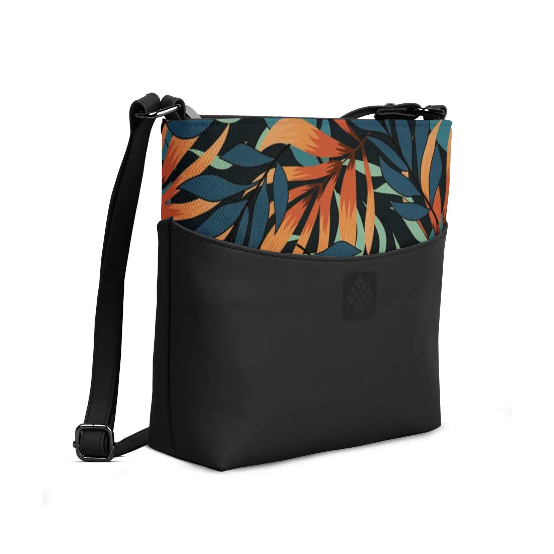 Chic Essentials Crossbody Leaves