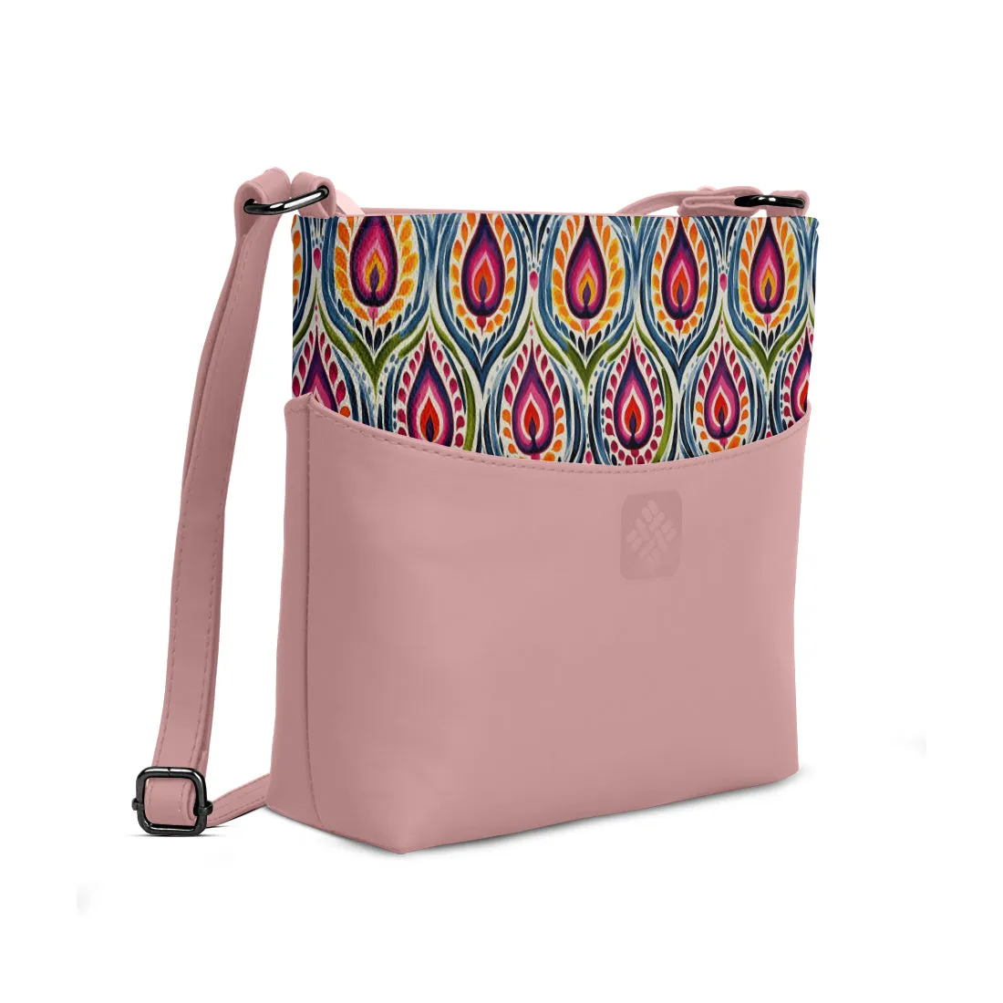 Chic Essentials Crossbody Peacock Parade