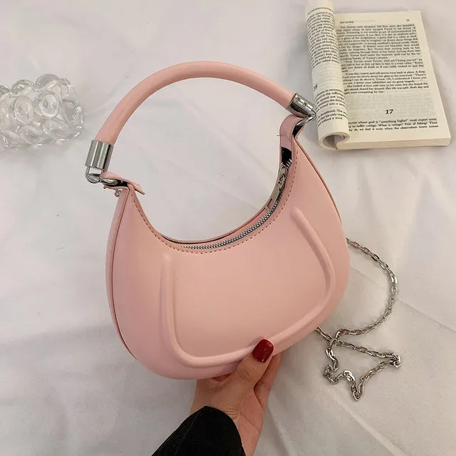 Chic Plush Chain Crossbody Bag