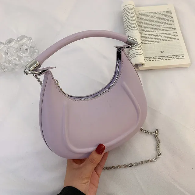 Chic Plush Chain Crossbody Bag
