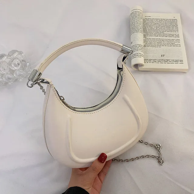 Chic Plush Chain Crossbody Bag