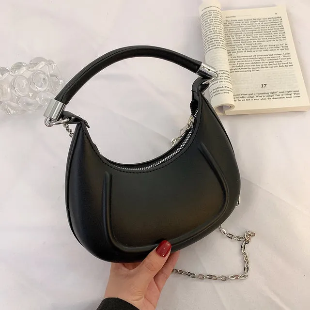 Chic Plush Chain Crossbody Bag