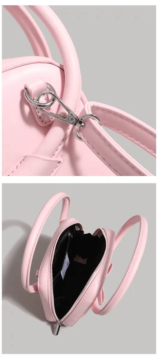Chic Shoulder Crossbody Bowknot Leather Bag