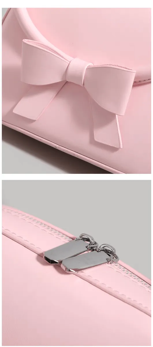Chic Shoulder Crossbody Bowknot Leather Bag