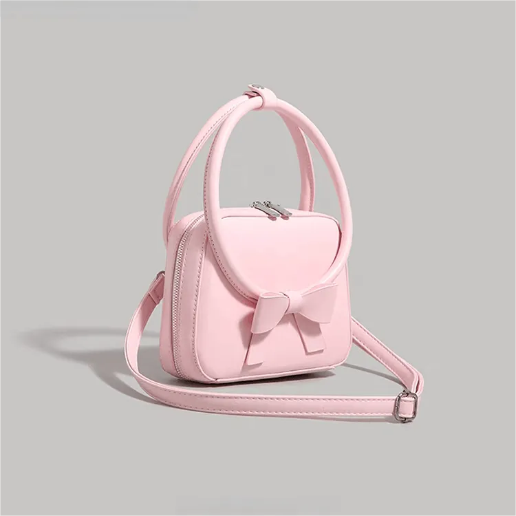 Chic Shoulder Crossbody Bowknot Leather Bag