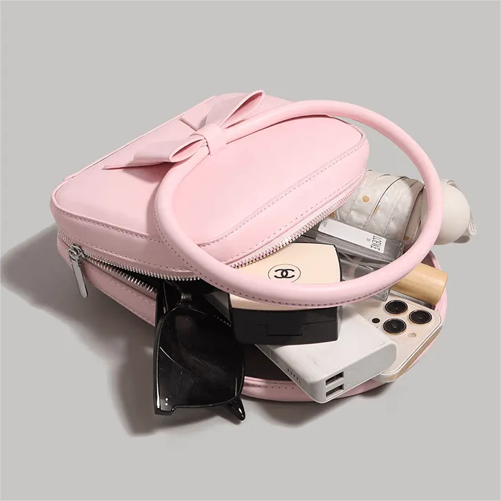 Chic Shoulder Crossbody Bowknot Leather Bag
