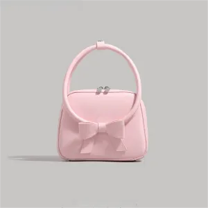 Chic Shoulder Crossbody Bowknot Leather Bag
