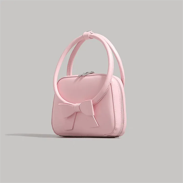 Chic Shoulder Crossbody Bowknot Leather Bag