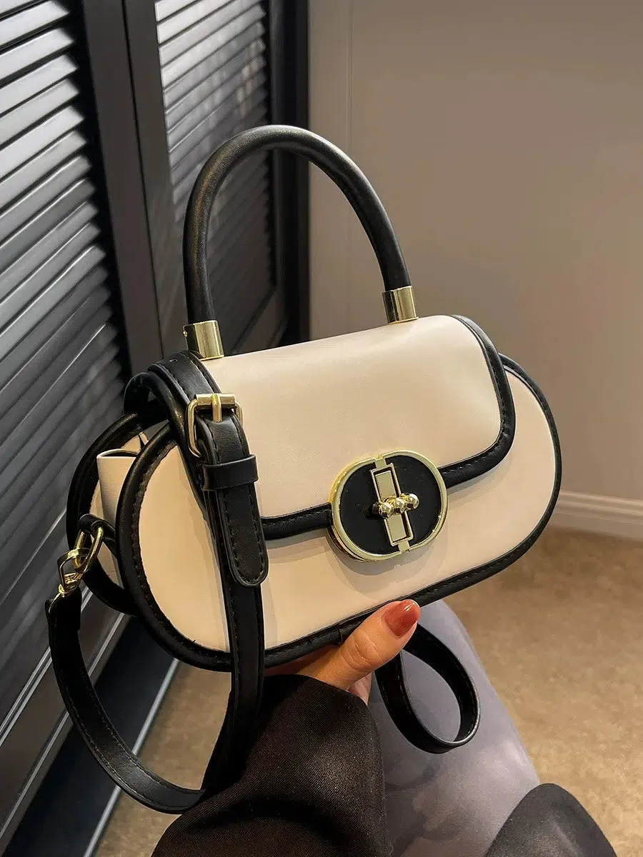 Chic Small Square Handle Bag