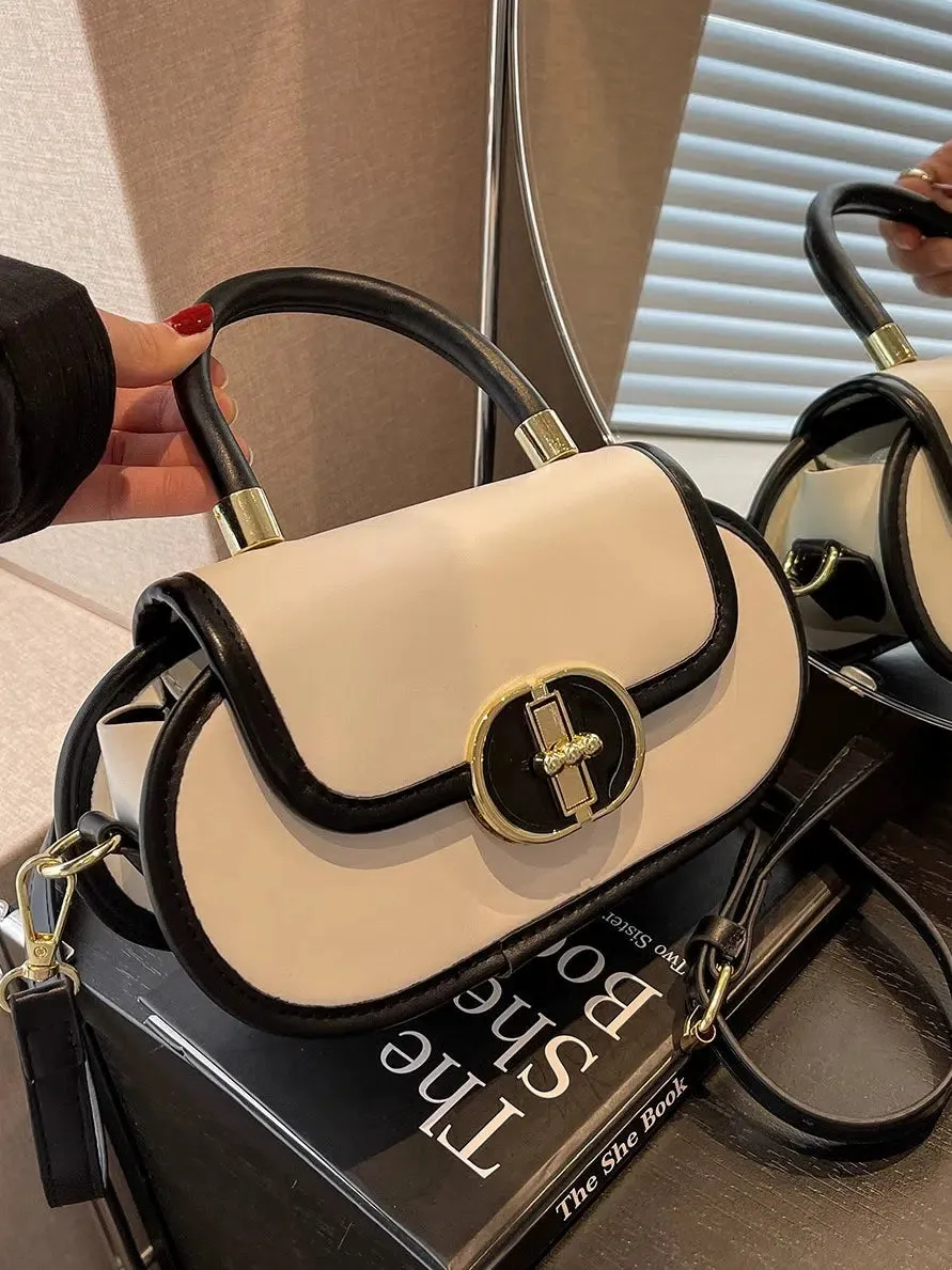 Chic Small Square Handle Bag