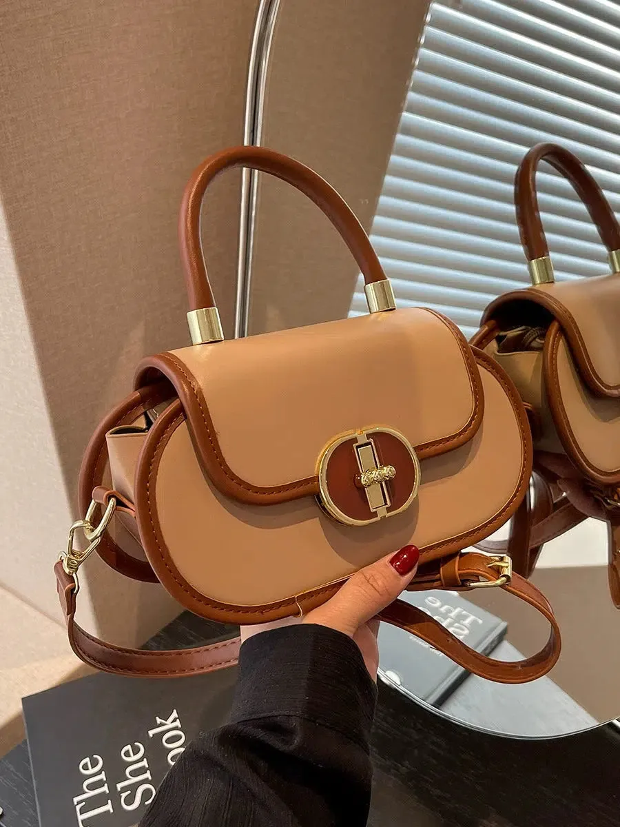 Chic Small Square Handle Bag