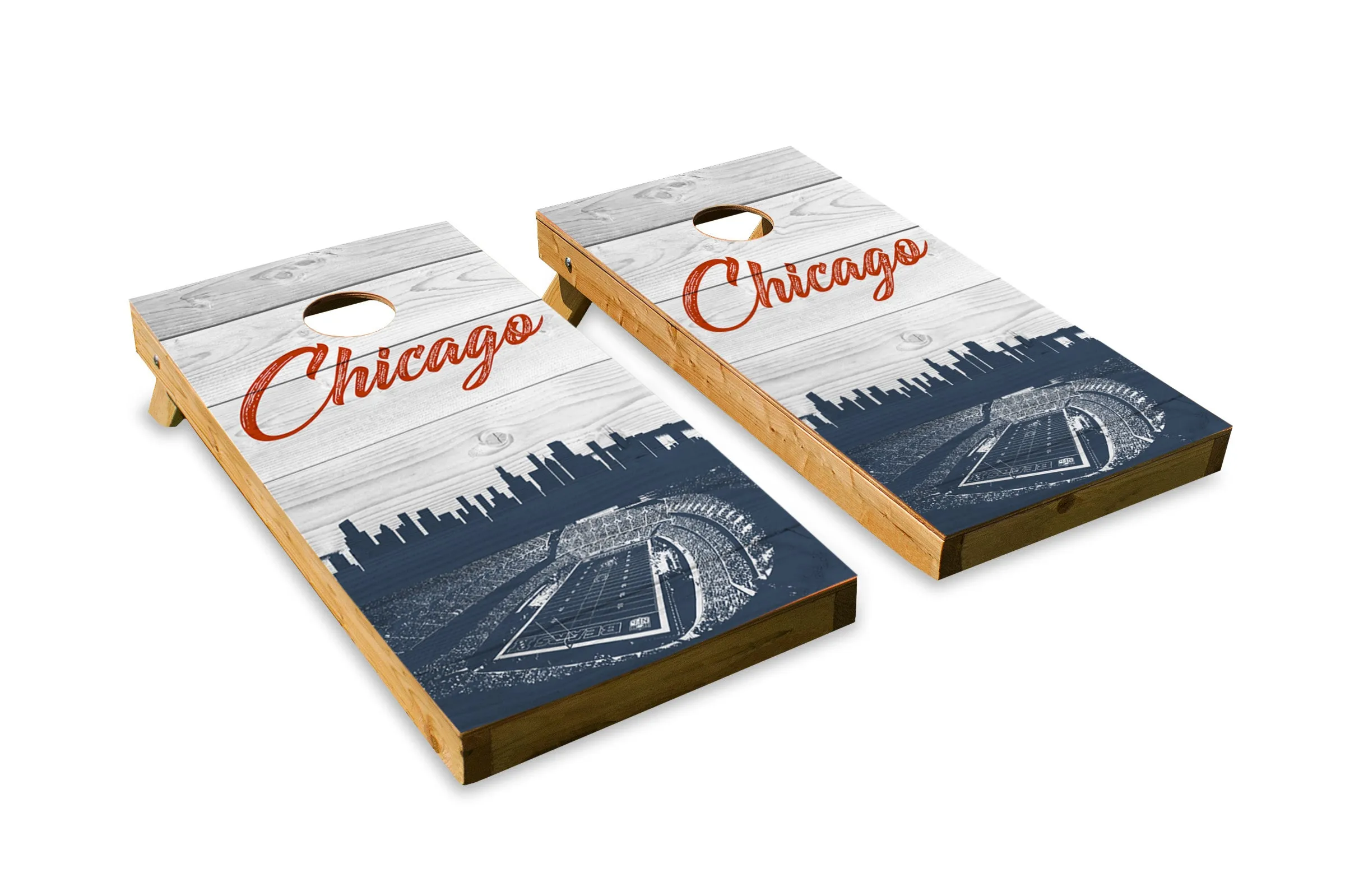 Chicago Bears Stadium Skyline