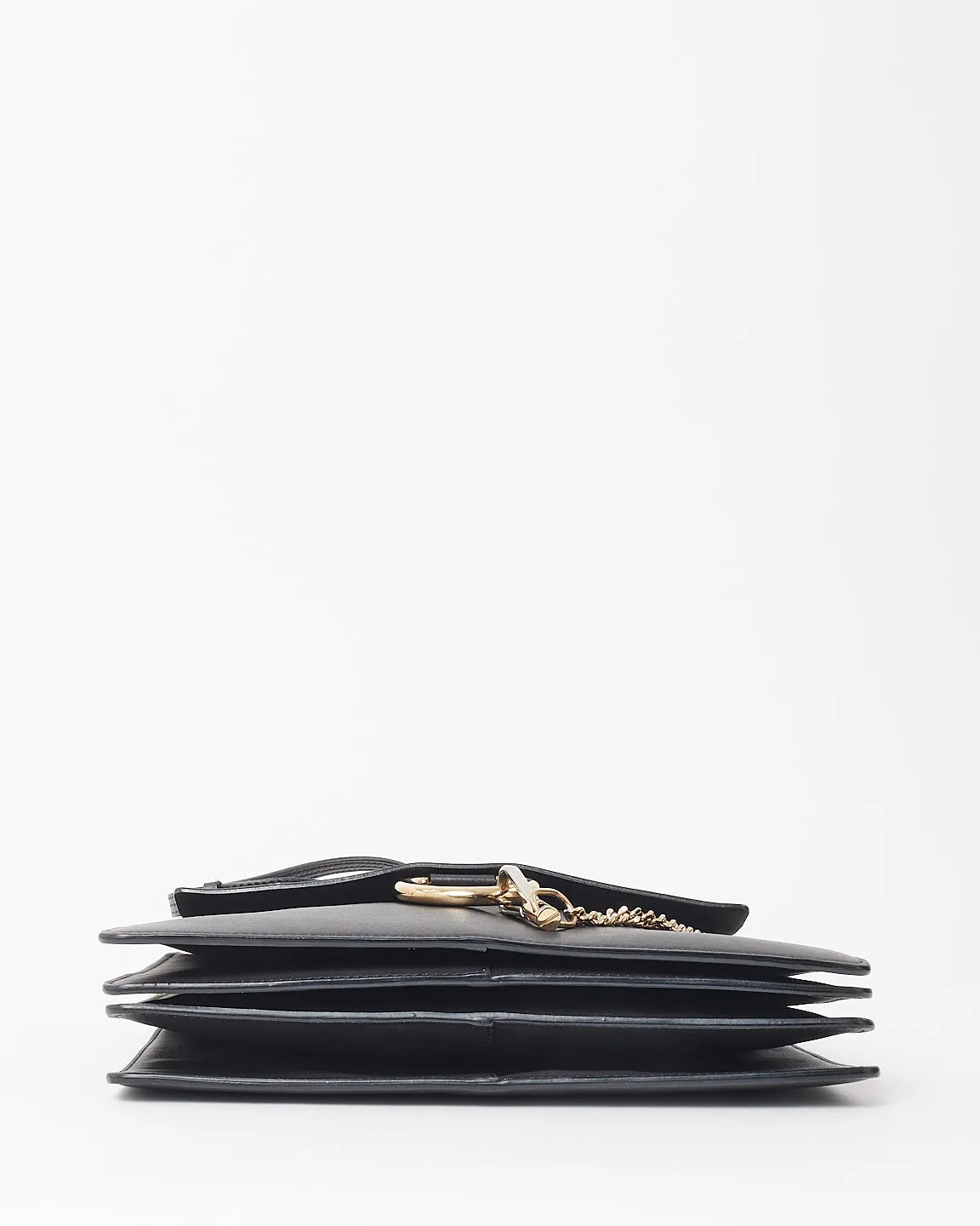 Chloé Dark Charcoal Grey Faye Medium Crossbody Bag