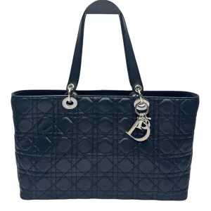 CHRISTIAN DIOR Cannage Lady Dior Tote - Black