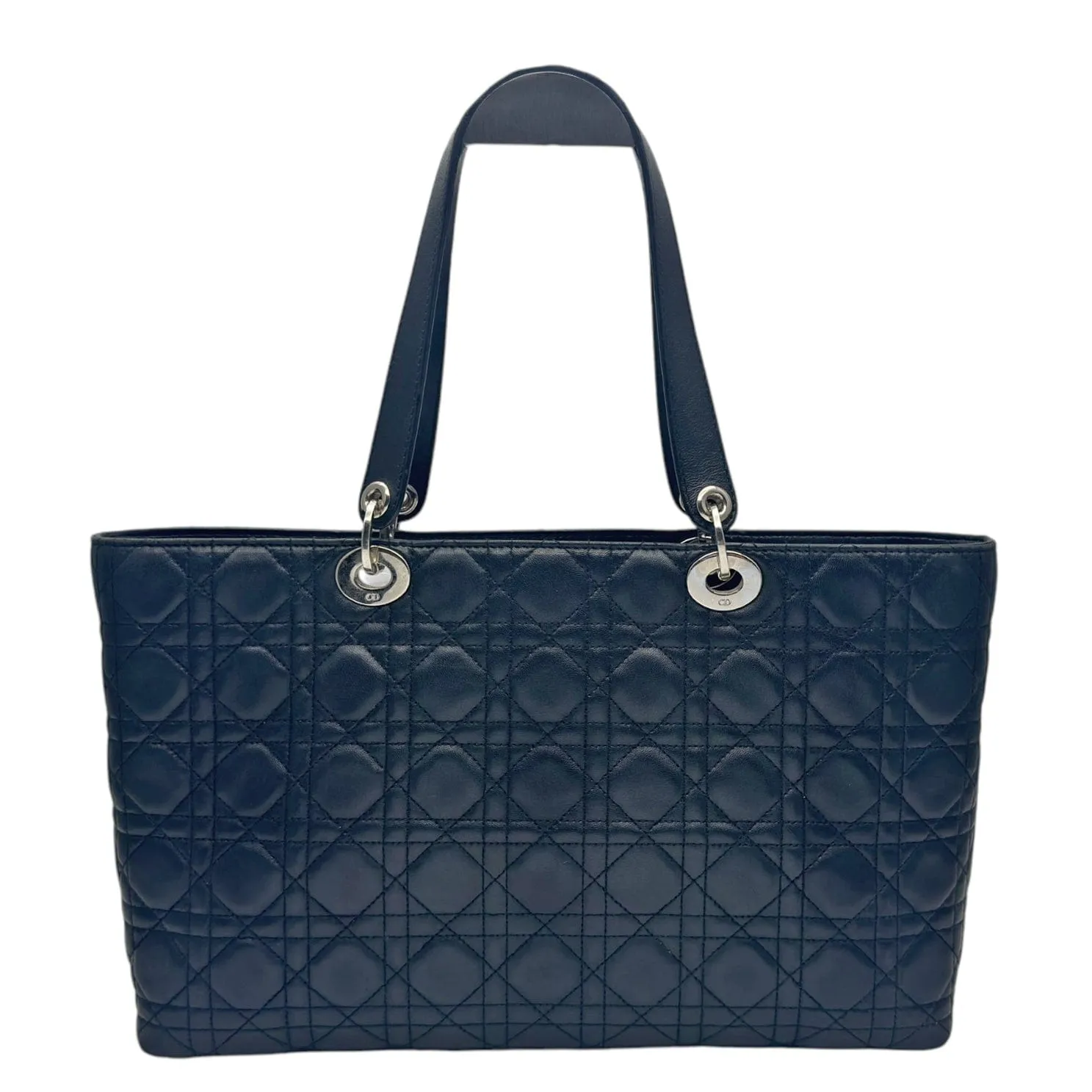 CHRISTIAN DIOR Cannage Lady Dior Tote - Black