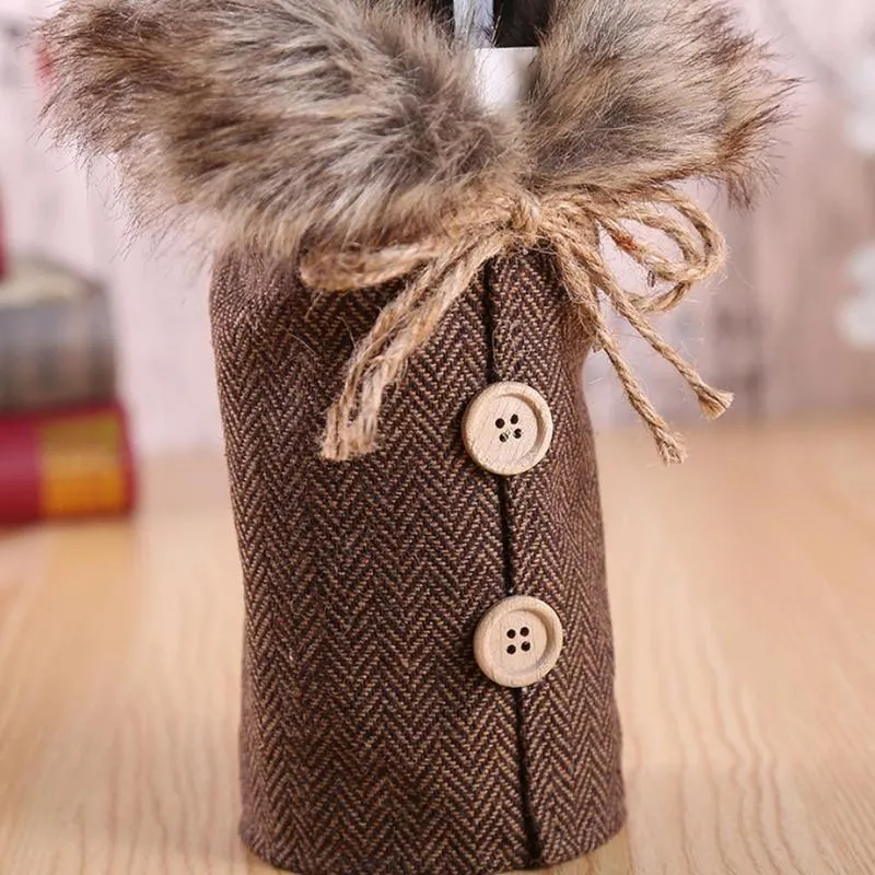 Christmas Wine Bottle Cover