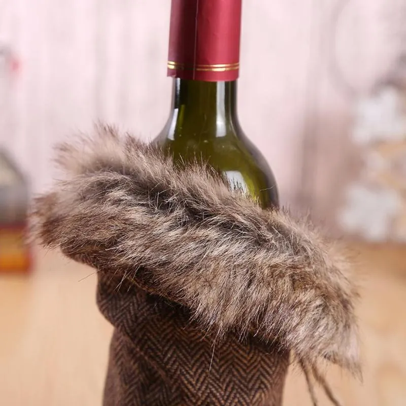 Christmas Wine Bottle Cover