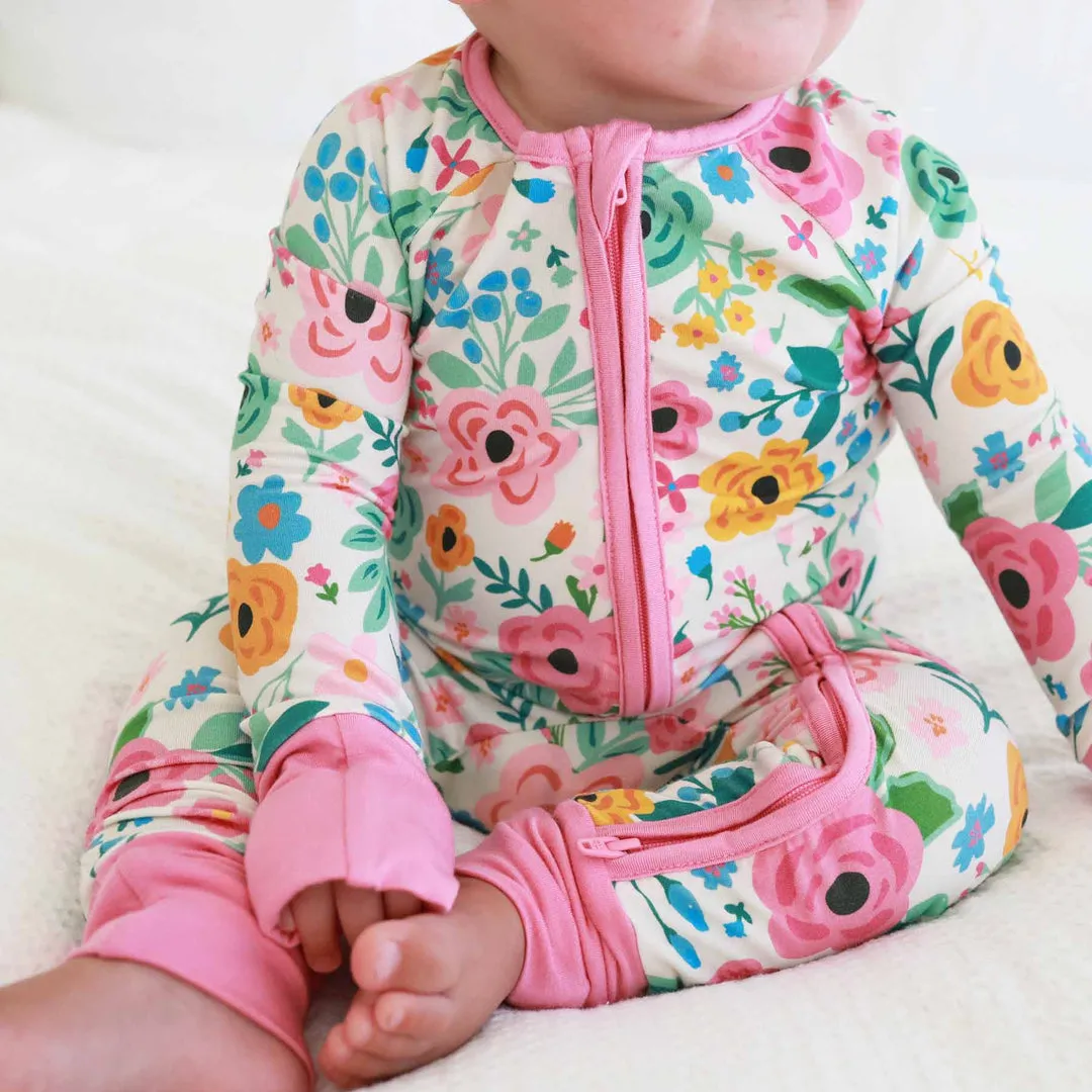 CL Convertible Romper | Pretty Poppies