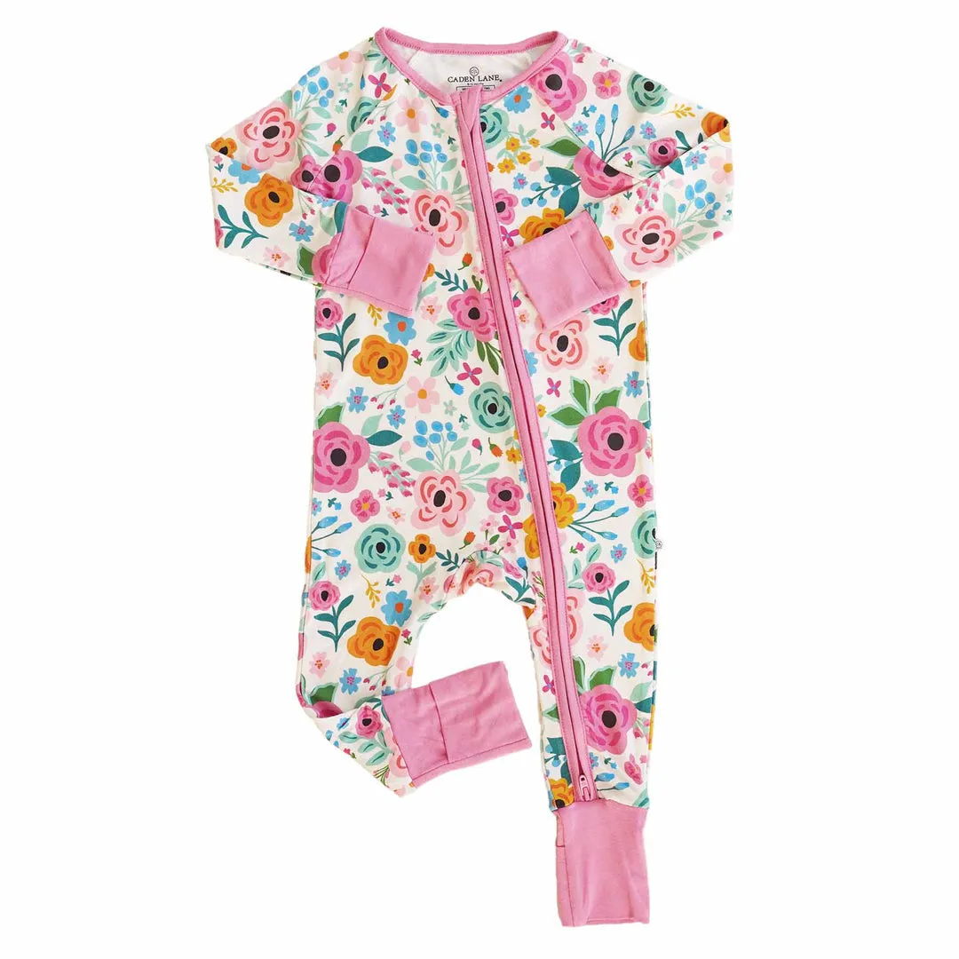 CL Convertible Romper | Pretty Poppies