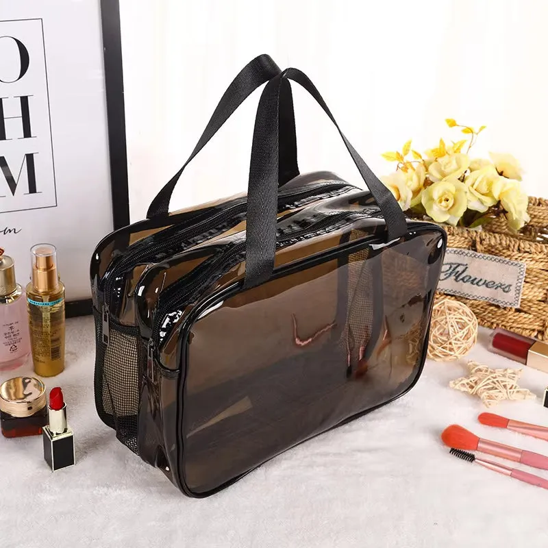 Clare | Clearer and practical cosmetic bag with double compartment